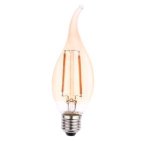 LAMP FILAMENTO E14(BA35 VELA CHAMA)2W127V - FOXLUX