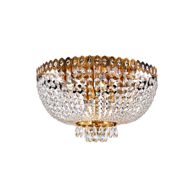 Plafon Urano Ouro Envelhecido 9 Lâmpadas