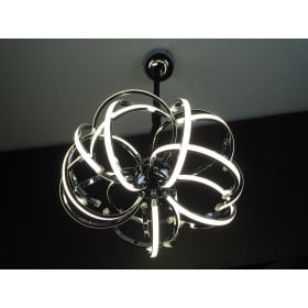 Lustre Contemporaneo 11 Lâmpadas Prata - Guardian