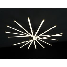 Lustre Contemporaneo Prata 12 Lâmpadas - Guardian