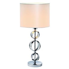 Abajur com Cúpula Branca 1 Lâmpada VT