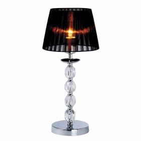 Abajur com Cúpula Preta 1 Lâmpada VZ