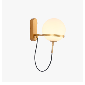 Arandela Moderna Dourada 1 Lâmpada BORA BORA