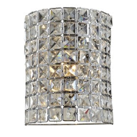 Arandela de Cristal Transparente 1 Lâmpada LX I