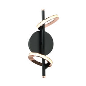 Arandela Moderna Ginga de Metal LED 8,6W Cobre - Bella