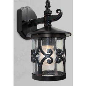 ARANDELA DE METAL COM VIDRO 1 LÂMPADA - LIGHTING STORE