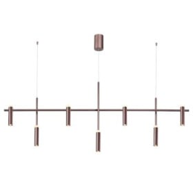 PENDENTE ARCHI 7L X 7W LED BRONZE ESCOVADO - BELLA