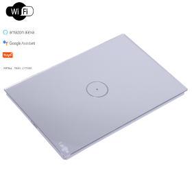 INTERRUPTOR TOUCH TOK GLASS 1 PAD WI-FI PRATA 4X2