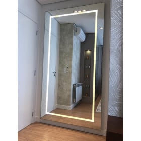 Espelho Camarim Retro Iluminado Led 200x90 cm