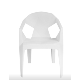 CADEIRA PLASTICA DIAMOND BRANCO - POLT-SGBR