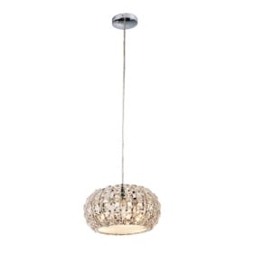 Pendente de Cristal Transparente 3 Lâmpadas Vienna - Bella