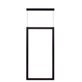 Pendente Fit Preto LED 25,2W 3000K Bivolt Newline