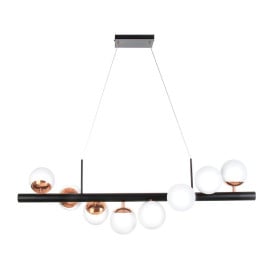 PENDENTE PRETO/ ROSE 8L G9 - OLD ARTISAN