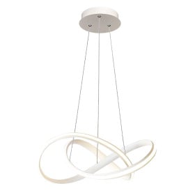 Pendente de Escritório em Alumínio Branco LED 01 Lâmpada AP II