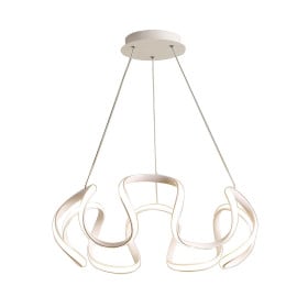 Pendente de Escritório em Alumínio Branco LED 01 Lâmpada APUS III