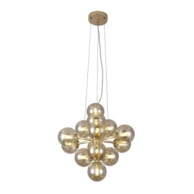 Pendente Moderno Vinha de Metal 350W Dourado - Bella