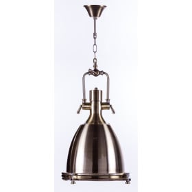 Pendente Dourado em Alumínio 1 Lâmpada PLU II