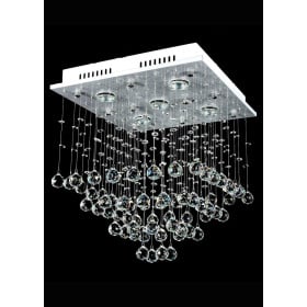 Plafon de Cristal 5 Lâmpadas OR