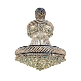 Lustre de Cristal Transparentes 21 Lâmpadas FONTANA IM