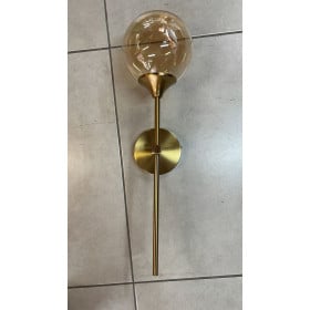 Arandela Moderna Dourada Ouro Velho 1 Lâmpada TUPIARA