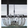 Lustre de Vidro Transparente 32 Lâmpadas MAIA Abientada