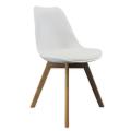 Cadeiras 4 Pés Em Madeira Eames DKR Branca - Design Chair - Perfil