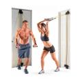 Homem e mulher utilizando o Kit Elástico Extensor 11 Itens Musculação Funcional Em Casa