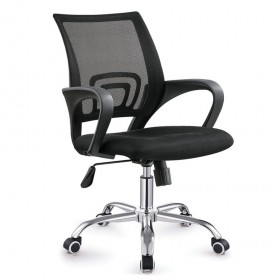 Cadeira Executiva Base Giratória Cromada Tela Mesh New Java - Designgchair